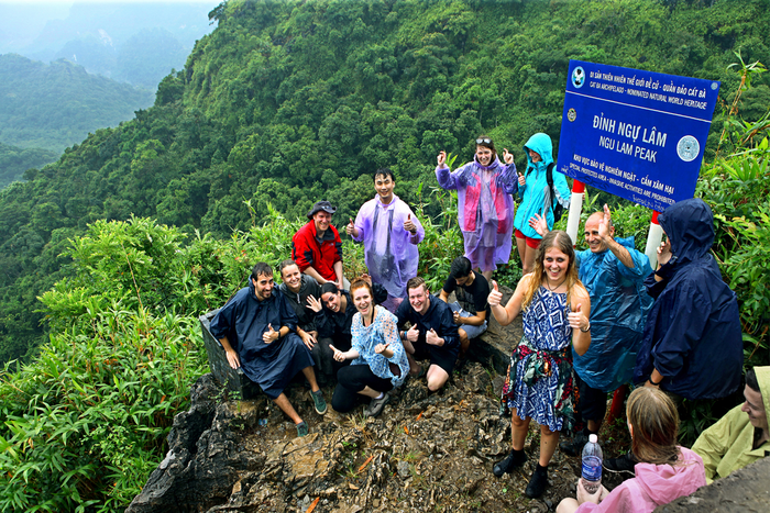 Hiking in  Cat Ba National Park